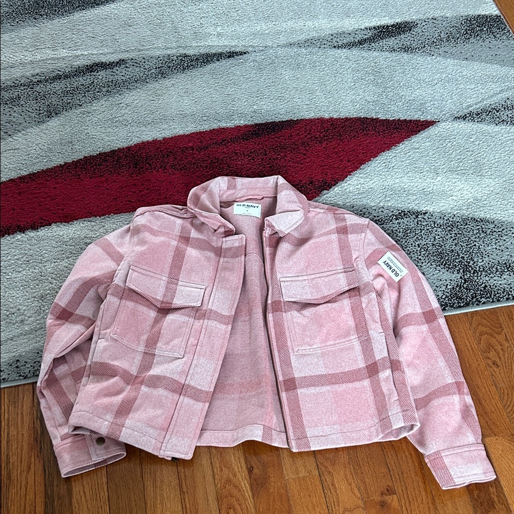 Pink Plaid Jacket